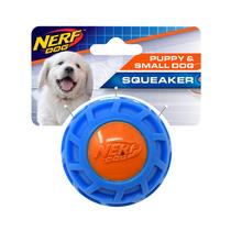 Squeak Ball Nerf Dog TPR EXO 6,35 cm azul/laranja