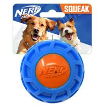 Squeak Ball Nerf Dog TPR EXO Azul/Laranja 7,6 cm