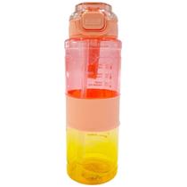 Squeeze 1000 ml com Tampa e Alça Salmão - Quanhe Squeeze 1000 ml com Tampa e Alça Salmão - Quanhe
