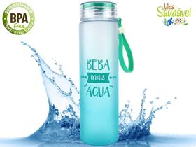 Squeeze 500ml Color Garrafa Detox Fitness Academia Água Saúde Frases Motivacionais - Moment