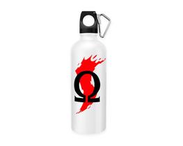 Squeeze aluminio branco God Of War Logo 1 Squeeze aluminio branco God Of War Logo 1