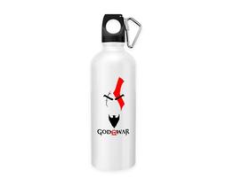 Squeeze aluminio branco God Of War Logo 2 Squeeze aluminio branco God Of War Logo 2