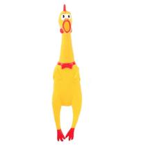 Squeeze Chicken Toy POPLAY Rubber para crianças, adultos e cães Squeeze Chicken Toy POPLAY Rubber para crianças, adultos e cães