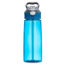 Squeeze com Acionador 650ml - Plástico Transparente com Tampa Rosqueável