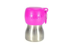 Squeeze De Aço Inoxidável Kong H2O 280Ml Rosa Para Cachorro