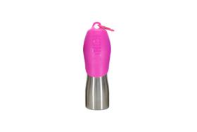 Squeeze de aço inoxidável kong h2o 740ml rosa p/ cachorro Squeeze de aço inoxidável kong h2o 740ml rosa p/ cachorro