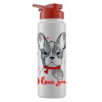 Squeeze de Plástico Sport Branca Dog Love 750 ml