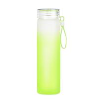 Squeeze de Vidro Com Alça Academia 400ML Colors Pronta Entrega
