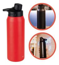 Squeeze Fit 1 Litro Garrafa Térmica Água Academia Rosca - Squeeze Fit 1 Litro Garrafa Térmica Água Academia Rosca -