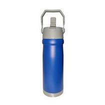 Squeeze Garrafa 650 ml Aço Inox Térmica com Canudo