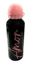 Squeeze Garrafa Alumínio Fitness Água 500ml Amor Gratidão Squeeze Garrafa Alumínio Fitness Água 500ml Amor Gratidão