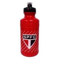Squeeze garrafa esportiva são paulo 500ml 0,5l vermelha
