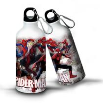Squeeze Garrafa Homem Aranha Aluminio Branca Marvel Squeeze Garrafa Homem Aranha Aluminio Branca Marvel