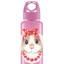 Squeeze Garrafa Para Água Suco 350ml Coelho Rosa Esporte R41 Squeeze Garrafa Para Água Suco 350ml Coelho Rosa Esporte R41