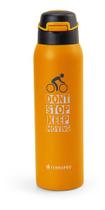 Squeeze Garrafa Térmica Sport Bike Fitness 450ml Laranja Termopro
