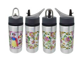 Squeeze Garrafinha Alumínio Personalizado Floral Flores Foto