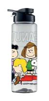Squeeze Garrafinha de Água Turma do Snoopy 750ml Plástico Livre de BPA Lancheira Academia - Bandeirante