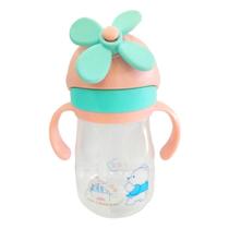 Squeeze Infantil 450 ml com Tampa e Alça Verde - Quanhe