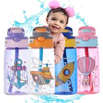 Squeeze Infantil Garafinha Agua Plástico Bico Silicone 480ml - PDIMPORT