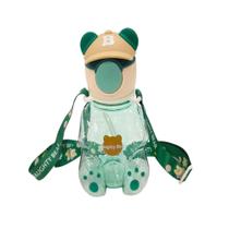 Squeeze Infantil Ursinho Com Alça 750 ml Verde- Quanhe