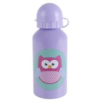 Squeeze Inox 400ml Infantil Coruja Lilás