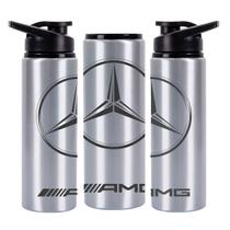 Squeeze Mercedes Benz AMG em Alumínio Prata Brilhante 750mL