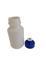 Squeeze para lembrancinhas Garrafinha tampa azul 300ml-30un Squeeze para lembrancinhas Garrafinha tampa azul 300ml-30un
