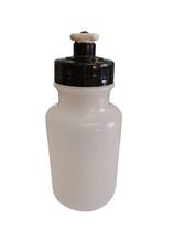 Squeeze plástico 350ml transparente tampa Preta Squeeze plástico 350ml transparente tampa Preta