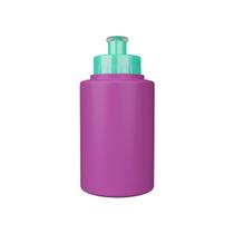 Squeeze Rosa Com Tampa Verde 340ml