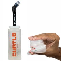 Squeeze Soft Flask 350ml Flexível Curtlo Caminhada Corrida Livre BPA canudo válvula mordedura