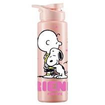 Squeeze Sport Snoopy Friends Rosa Claro 750ml Original