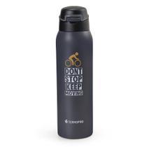 Squeeze Térmico Sport Bike Termopro em Aço Inox Cinza 450 ml