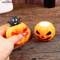 Squeeze Toy Halloween Pumpkin Head Squeeze Out Ghost