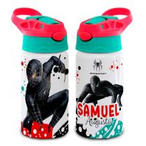 Squeeze Volta ás Aulas Personagens Bico Silicone Infantil 500ml Com Nome