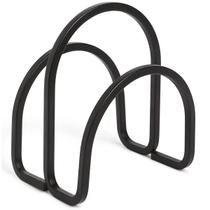 Squire - Porta Guardanapo Preto em Metal UMBRA