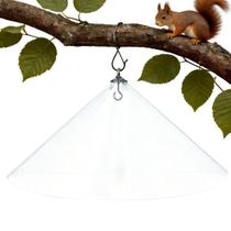 Squirrel Baffle WUCYLKA PP de 19 polegadas para alimentadores de pássaros ao ar livre