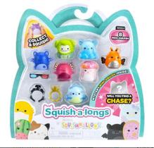 Squish a Longs - 8 Bonecos de 2cm - Mony - Sunny - 4292