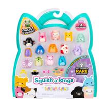 Squish-a-longs Mini-Squish Pacote com 14 unidades (Onda 4, Estilo 1)