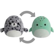Squishmallows de pelúcia Flipam permite Odile Grey Seal Cole Turtle 30 cm Squishmallows de pelúcia Flipam permite Odile Grey Seal Cole Turtle 30 cm