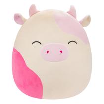 Squishmallows de pelúcia Original Jazwares Caedyn Cream Cow 50cm
