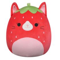 Squishmallows de pelúcia Original Olma Strawberry Cat 30 cm