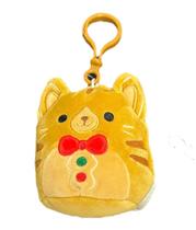 Squishmallows Natal 2023 Pelúcia de Gatinho Jones com Presilha 9 cm