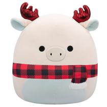 Squishmallows Original Matthew - Alce Branco de Pelúcia 40cm