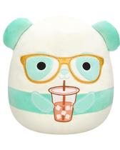 Squishmallows Original Sissy Teal Panda - Pelúcia 35cm com Óculos