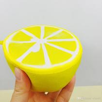 squishy 11 cm metade limão fruta perfumado Chaveiro Estress squishy 11 cm metade limão fruta perfumado Chaveiro Estress