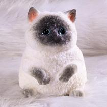 Squishy Cat FOTN Big Taba Gato siamês grande feito à mão