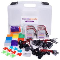 Squishy Circuits Group Kit - Aprenda Circuitos Elétricos com Baterias, Buzzers & Switches - Kit Eletrônico para Crianças Fazerem Criações Acenderem, Girarem, Beep & More - Aprendizado STEM para Idades a Partir de 8 anos