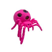 SQUISHY DE HALLOWEEN ARANHAS COLORIDAS ANTI STRESS c/ 12 uni