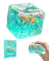 Squishy Ice Cube Stress Ball Lscsdf Ocean Themed Blue (1 unidade)