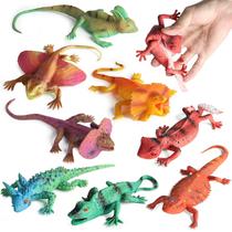 Squishy Lizard Toys SCAHOW 8 peças de borracha elástica para crianças Squishy Lizard Toys SCAHOW 8 peças de borracha elástica para crianças